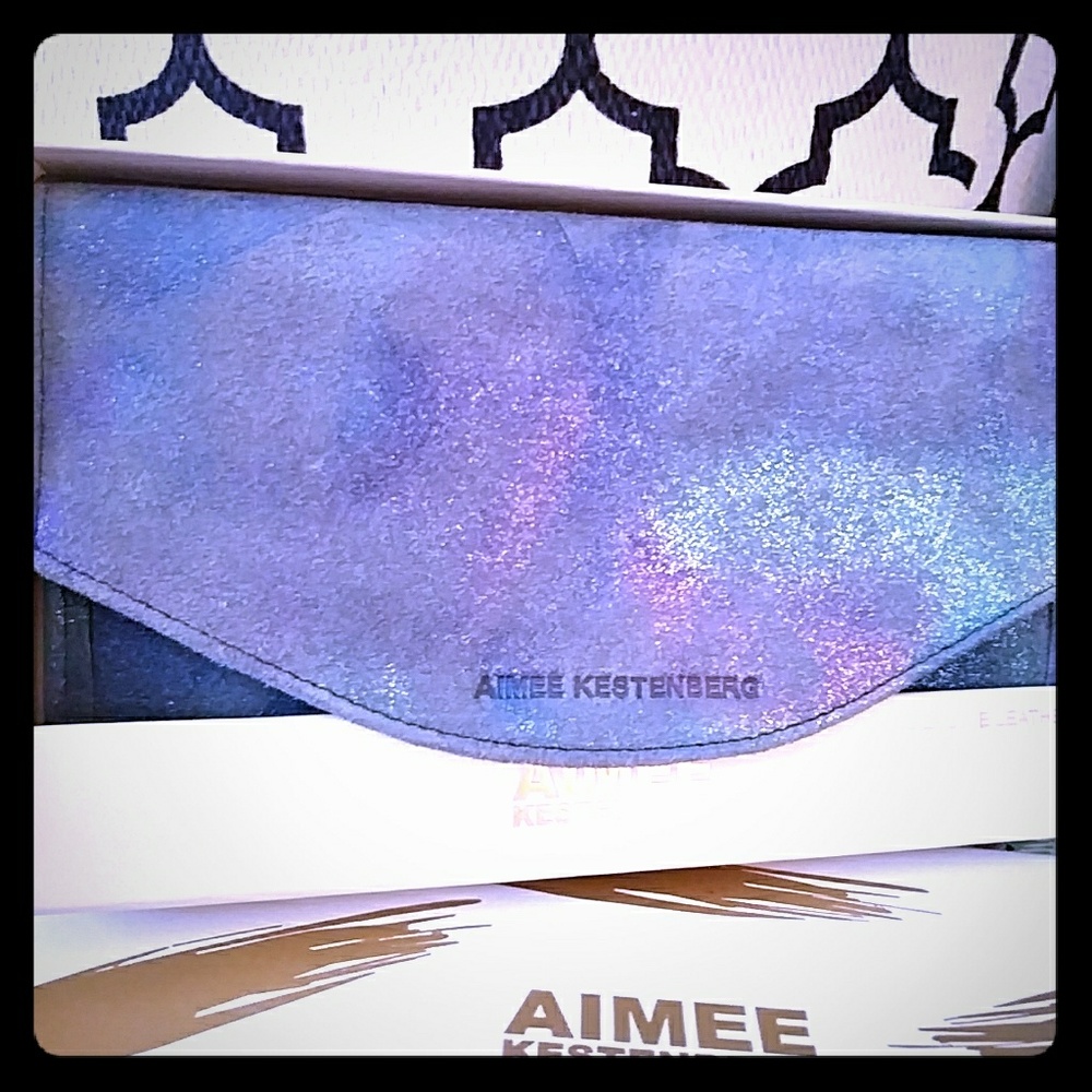 *NWT* Aimee Kestenberg Sparkly Blue/Purple Wallet